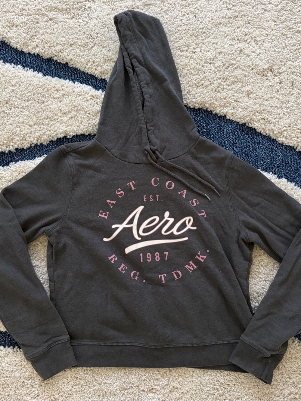 Aeropostale Charcoal Plush Pullover